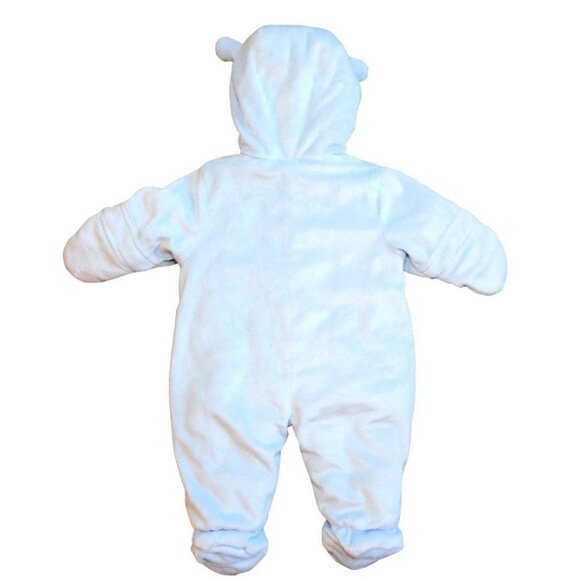 Baby Carter's 0-3 months One-Piece full-zip hooded heavyweight Winter Snowsuit - Picture 2 of 11
